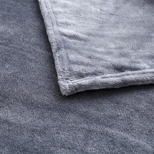 Fleece Soft Bed Throw Bedspread Flannel Linen 毛毯子 Blanket