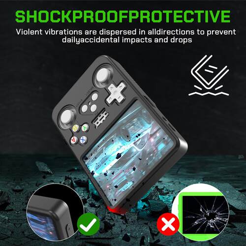 Suile For R36s Handheld Game Machine nvenient Silicone Stora