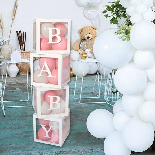 First Birthday Balloon Boxes For Party Decorations 1st Birth