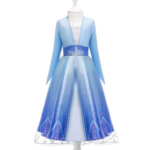 2024 Snow Queen Girls Dress Princess Elsa Dresses Kids Fancy
