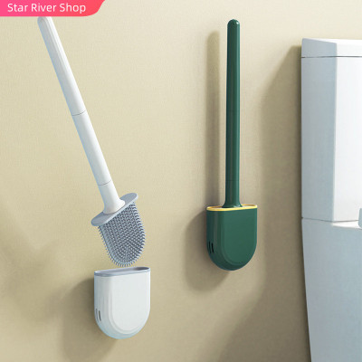Breathable Toilet Brush Water Leak Proof with Base Silicone