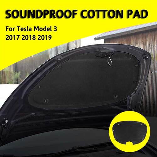 Front Engine Hood Noise Reduction Mat Soundproof Cotton Pad