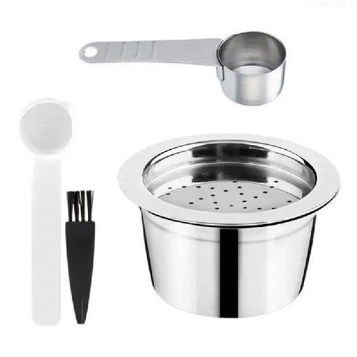 Small Spoon Coffee Powder Tamper 304Stainless Steel Texture