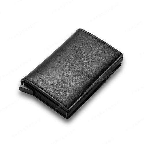 Mens Wallet RFID防盗男士多卡位钱包金属卡包