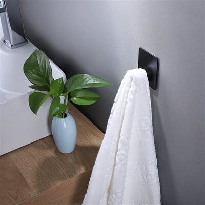 Adhesive Hooks - 4pcs Towel/Coat Hooks Wall Hooks Stick On B