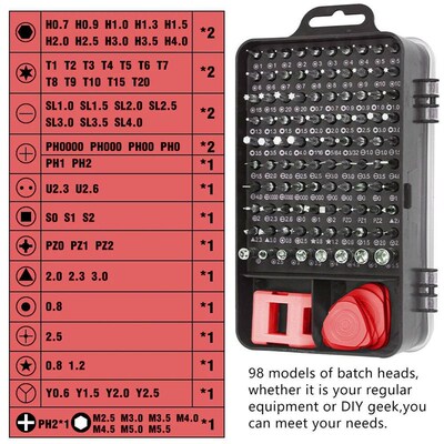 115 in 1 Precision Screwdriver Set Multifunctional Magnetic