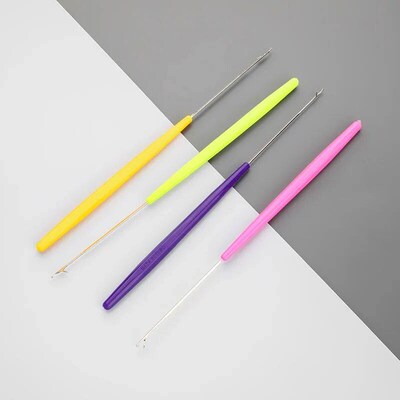 4Pcs Crochet Hook With Tongue Knitting Sewing Tools Repair S