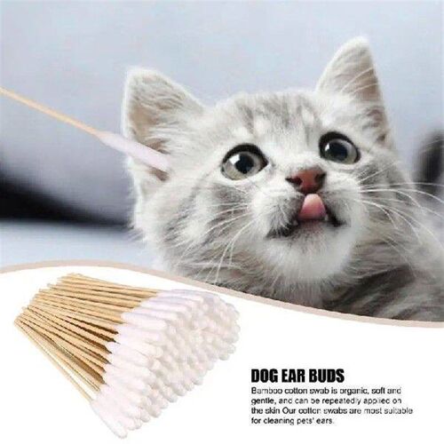 Dog Cotton Buds Pet Dog Ear Cleaner Cotton Buds For