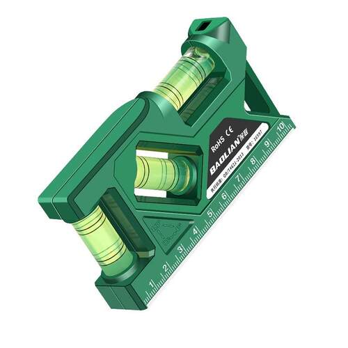 Mini Magnetic Spirit Level Protractor Angle Meter Ruler