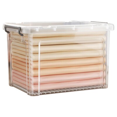 Transparent storage box Clothes toys organizing storage box