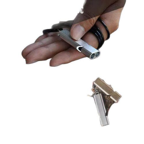 Outdoor Emergency Gear Survival Whistle Dual-Tube Coreless H