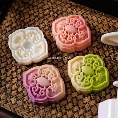 50g Plastic Pastry Stamp Mooncake Stamp Mooncake Tools Creat