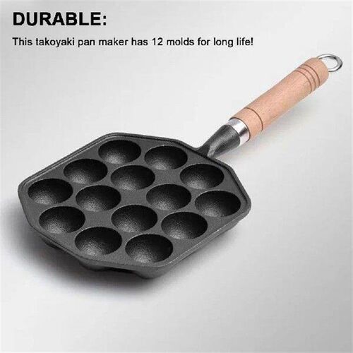 14 Holes Non Stick Octopus Ball Plate Takoyaki Grill Pan