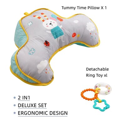 Baby Pillow Tummy Time Toy Lying Pillow High Contrast Baby S
