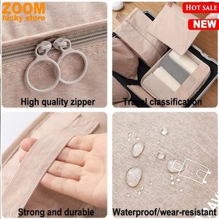 Travel Storage Bag 7pcs set Luggage Suitcase Organizer Pack