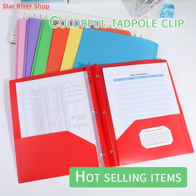 A4 Double Pocket Folder Bilateral D-Shaped Report Folder