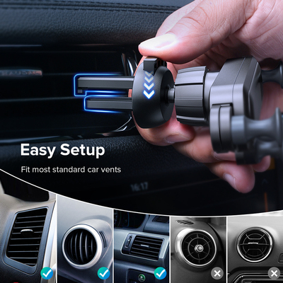 GETIHU Gravity Car Phone Holder Universal Air Vent Clip Moun