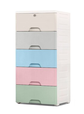 Large drawer type storage box plastic chest chest of drawers