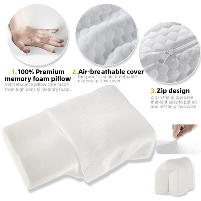 Orthopedic Pillow Memory Foam Slow Rebound Neck Pillows 枕头