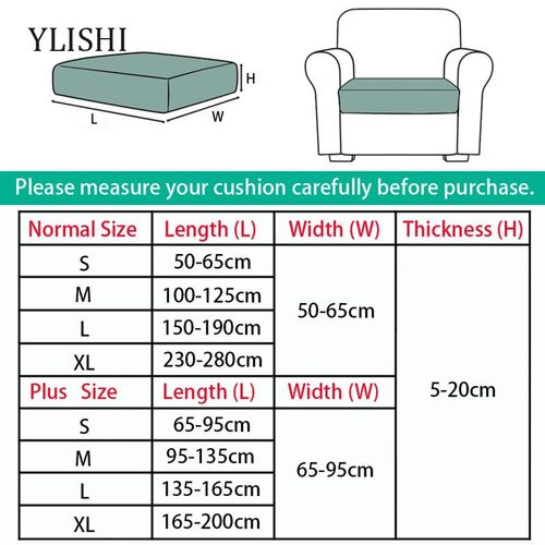 New Jacquard Sofa Seat Cushion Cover 沙发座椅套