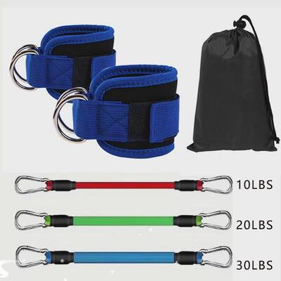 1 Piece Fitness Ankle Straps Adjustable D-Ring Support Cuffs