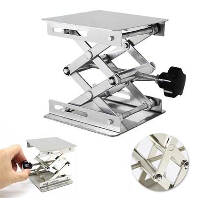 Lift Table 4x4 Lab Plate Jack Scissor Stand Platform Route