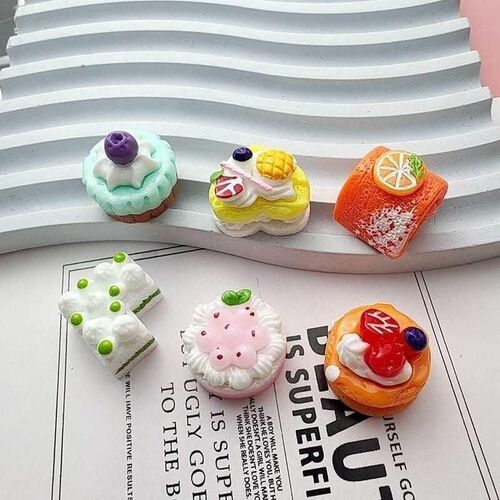 20Pcs Mixed Cute Cartoon Animals Flat Back Resin Caboc