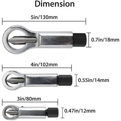 Rusty Nut Separation Wrench Damaged Screw Nut Splitter Remov