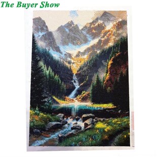 5D Diamond Painting Landscape Figure Cartoon Full Round Diam