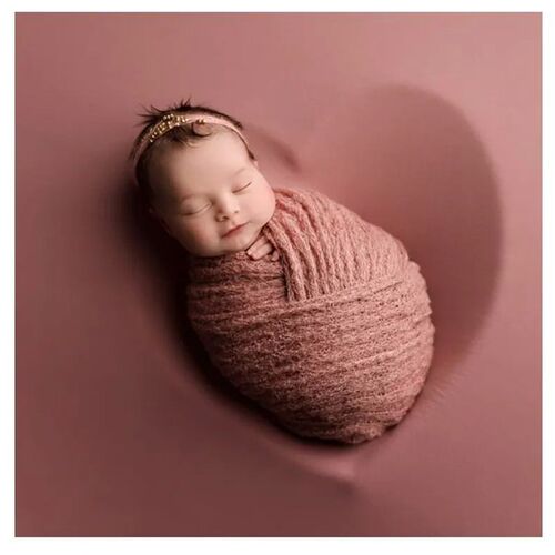 Newborn Photography Props Wrap Soft Mohair Knitted Baby Blan