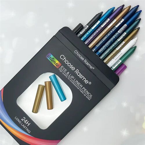 12 Colors Set Glitter&Shimmer  eyeshadow Eyeliner  Pack Wear