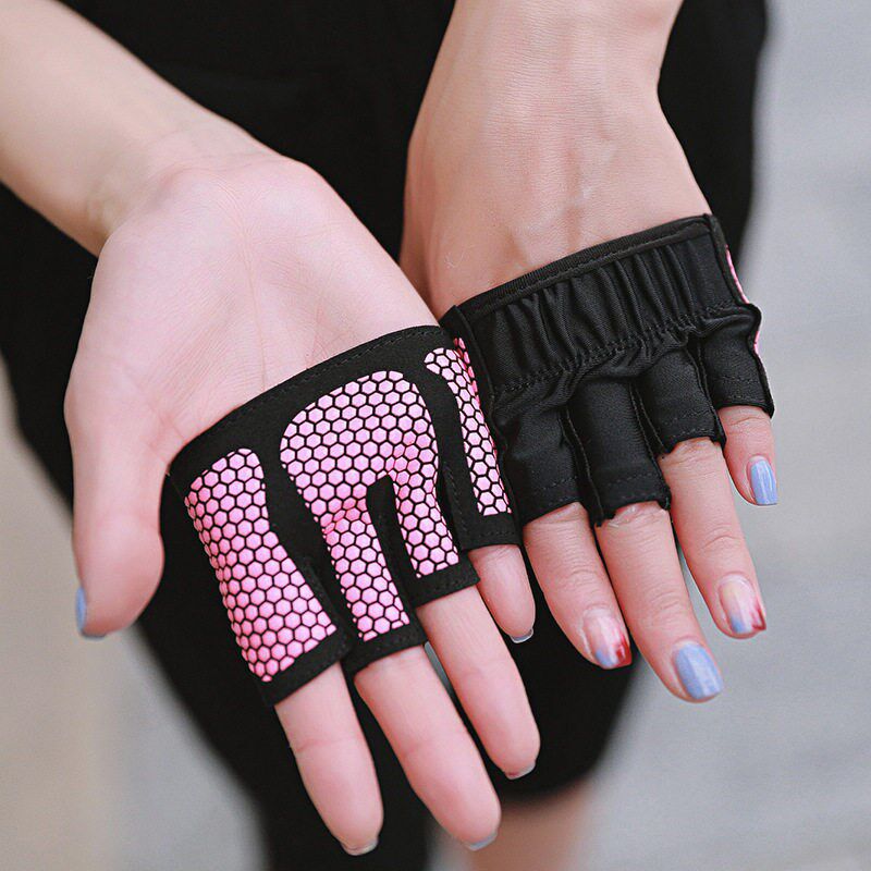 Manufacturers Air Yoga Thin Non-slip 4 Finger Gloves Pilates - 实物图
