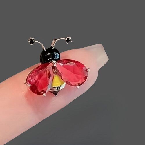 Premium Crystal Butterfly Brooch Design Pin Antiglare Lapel
