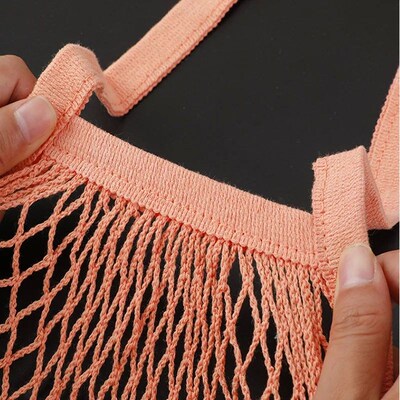 Reusable shopping bag tote bag fruit and vegetable storage e