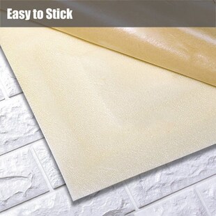 10pcs 3d Wall Sticker Panels Self-adhesive Waterproof Brick