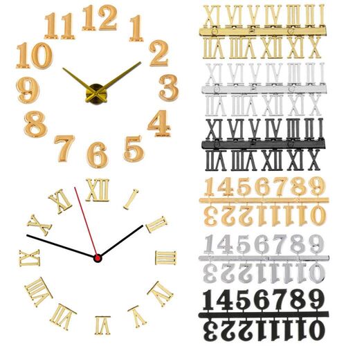 1Set DIY Clock Digital Parts Numerals Quartz Clock Numerals