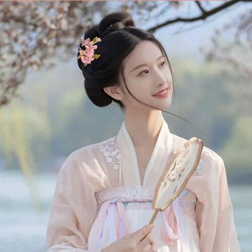 Ancient Hanfu Hair Sticks Tassel Flower Hair Clip Haircomb S