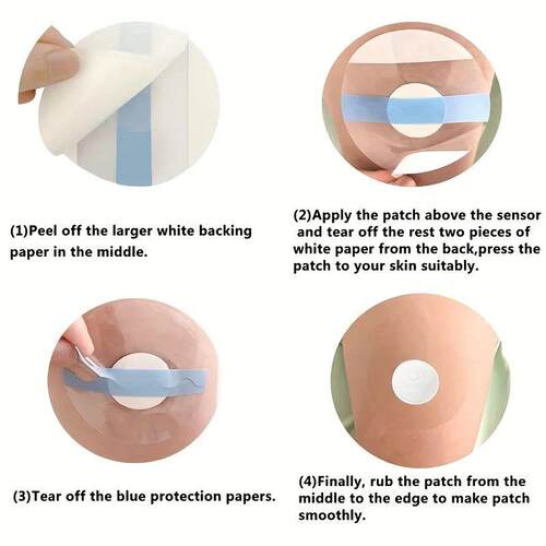 Freestyle & Libre 3 Sensor Stickers: Waterproof, 14-Day Wear