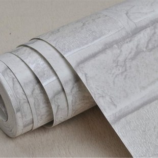 Grey White Brick Pattern Wallpaper For Walls Roll 3D Living