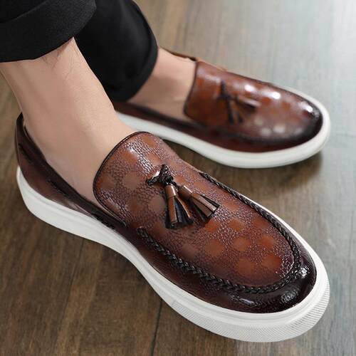 Breathable Penny Loafers for Summer Men Slip-On Casual Shoes