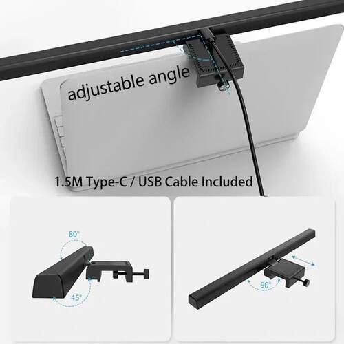 LED Computer Monitor Light Bar For Learning/Reading/Work Dim