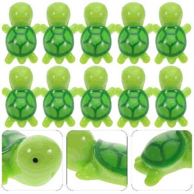 20 Pcs Mini Turtle Tiny Sea Turtles Toy Ocean Ornaments