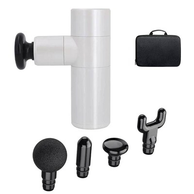 Mini Massage Gun Deep Tissue Portable 4 Speeds Percussion Mu