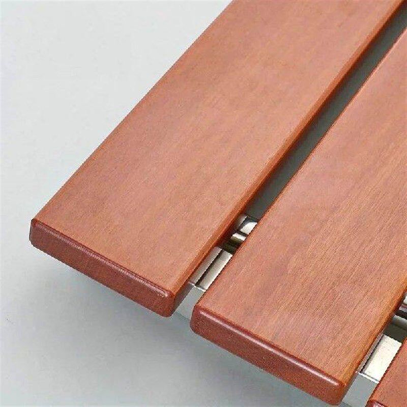 Bathroom Wall Seat Stool Solid Wood Bath Folding Stool Seat