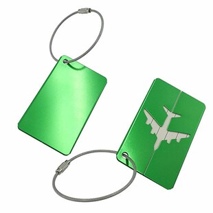 Air baggage boarding pass aluminum alloy plate Luggage tag