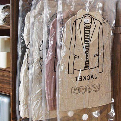 Hanging Vacuum bag Quilt Clothes storage bags Compression