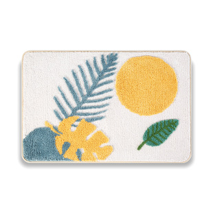 Flocked anti kitchen bathroom mat carpet room living skid