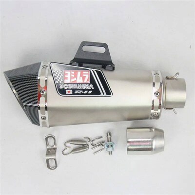 Universal 36-51mm motorcycle exhaust with Db killer stickers