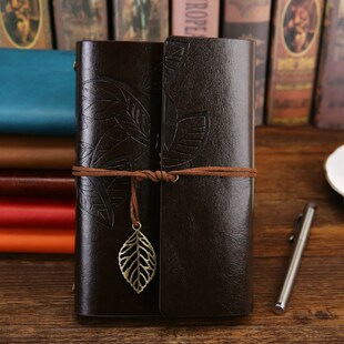 Retro Diary Notepad PU Leather Notebook Note Book Stationery