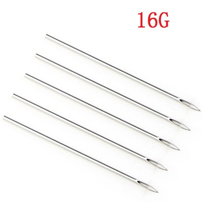Body Piercing Kit With Needle Pack Nose Septum Belly Button